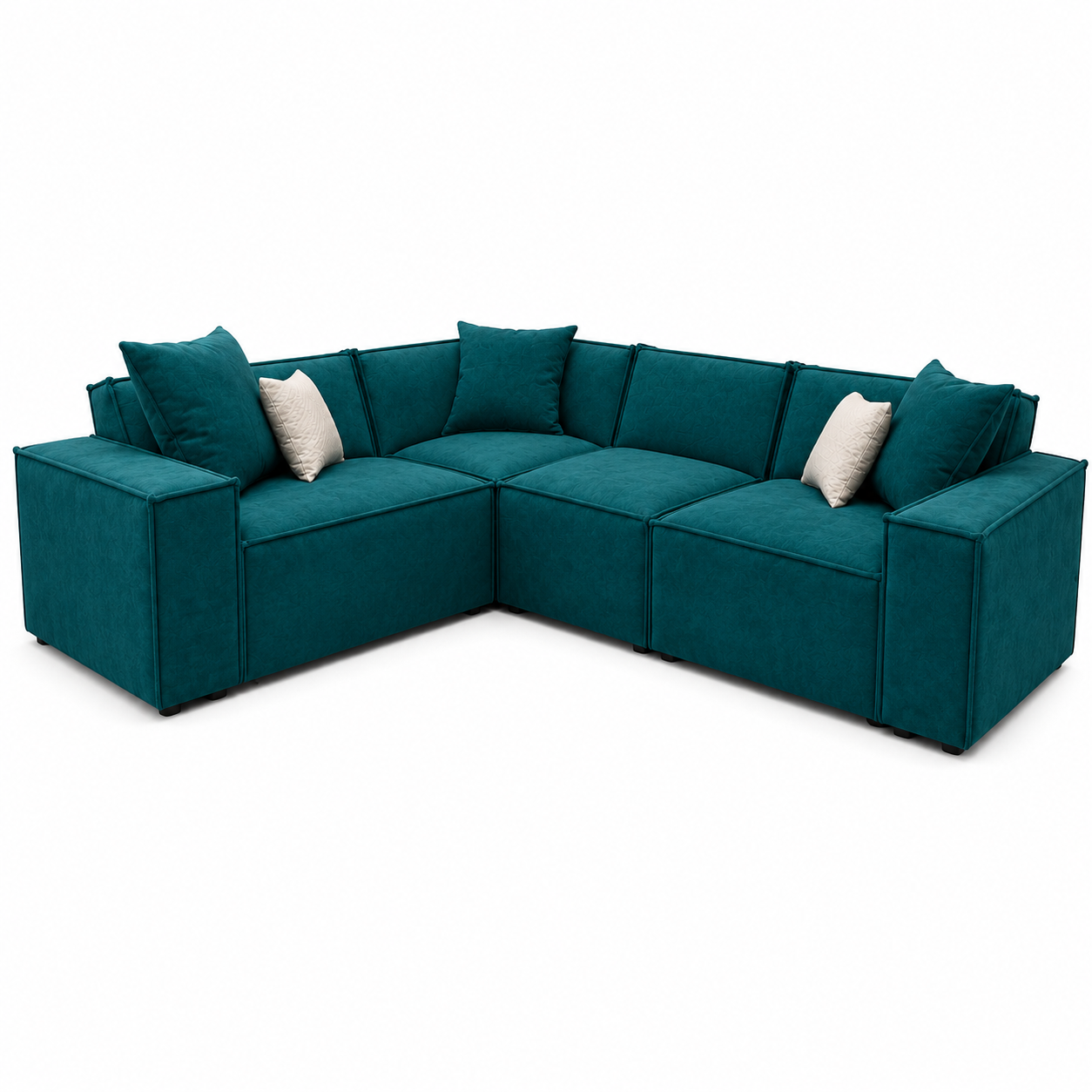 2026 Meigle Corner  Sofa -  Teal Green - Nimbus Beds