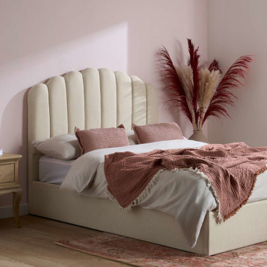 2026 Monaco Fabric Ottoman Bed - Beige