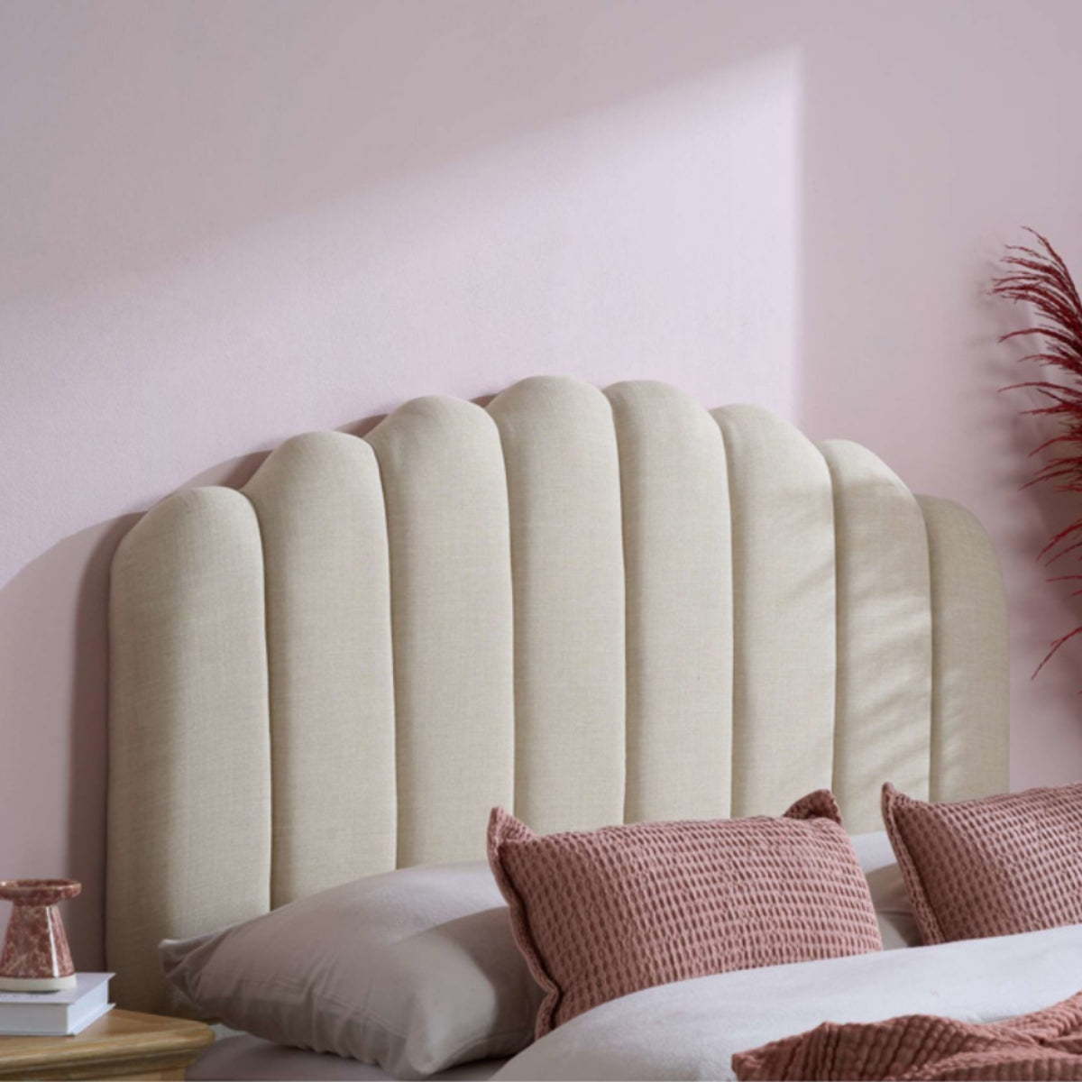 2026 Monaco Fabric Ottoman Bed - Beige