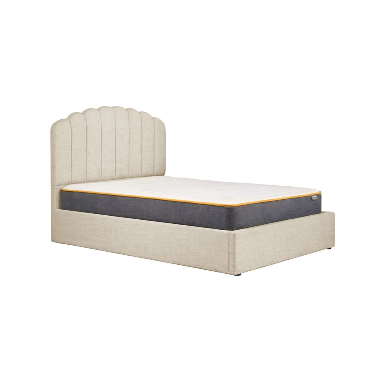 2026 Monaco Fabric Ottoman Bed - Beige