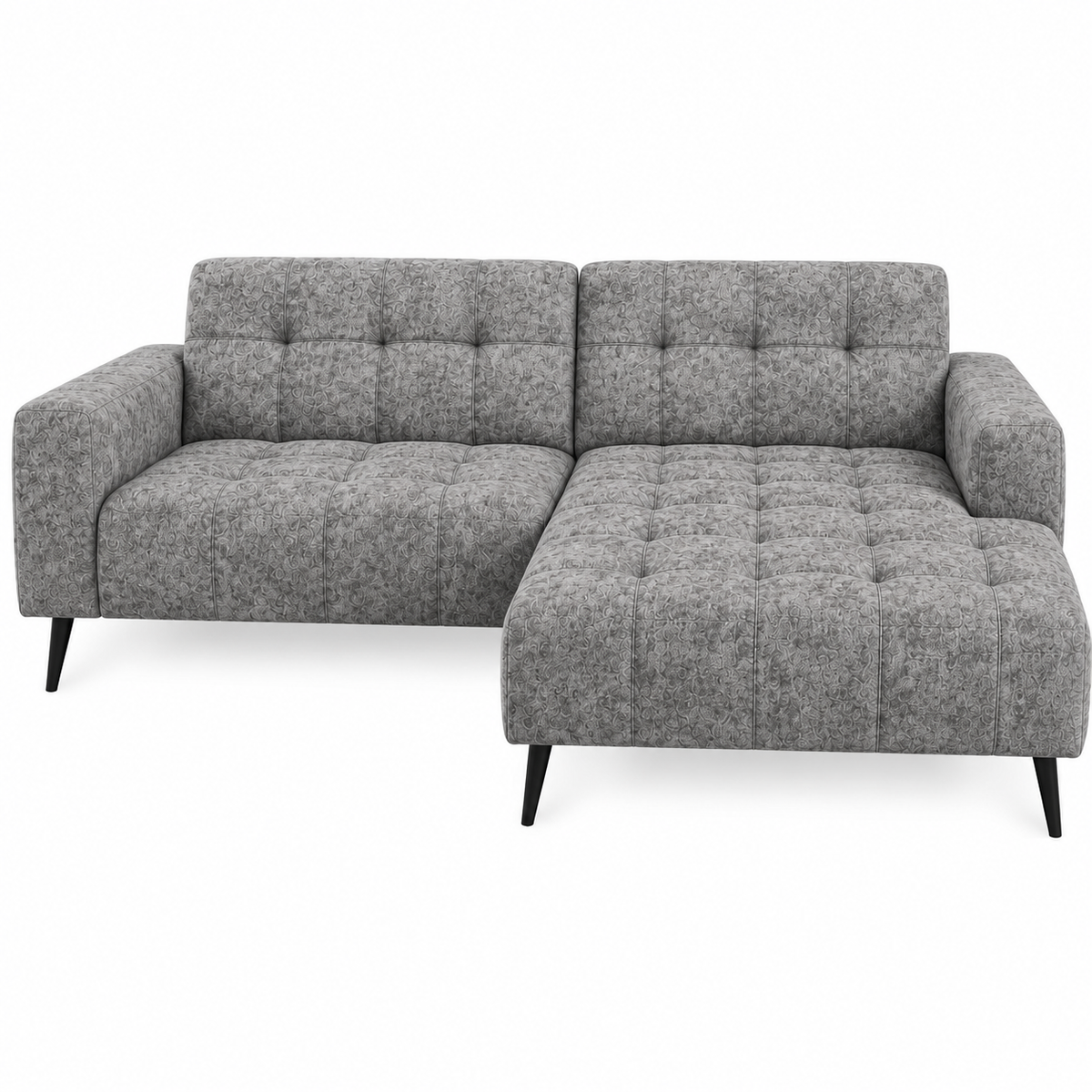 2026 Oakley 2 Piece Sofa - Mottled Grey - Nimbus Beds