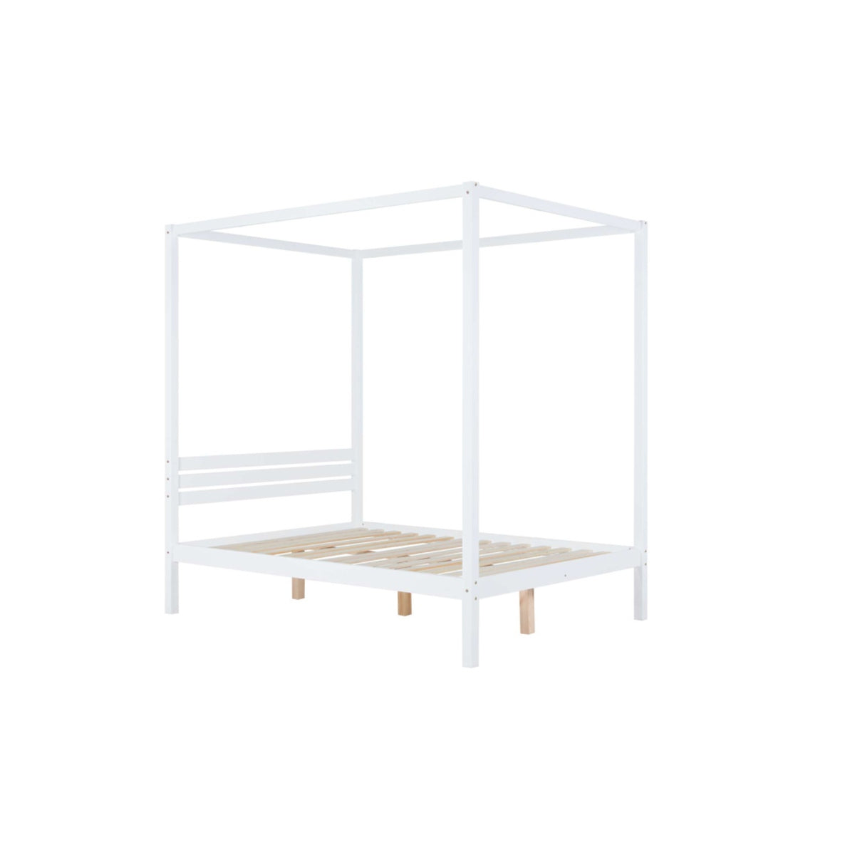 2026 Mercia Four Poster Bed - White