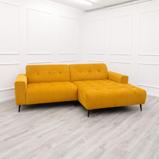 2026 Oakley 2 Piece Sofa - Mustard - Nimbus Beds