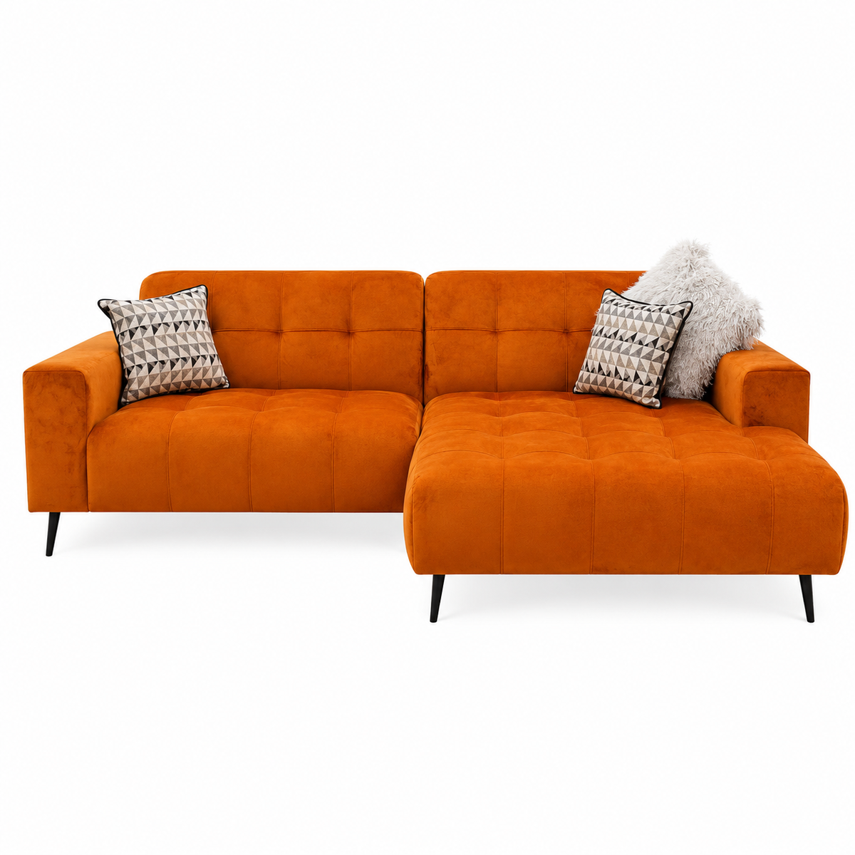 2026 Oakley 2 Piece Sofa - Burnt Orange - Nimbus Beds