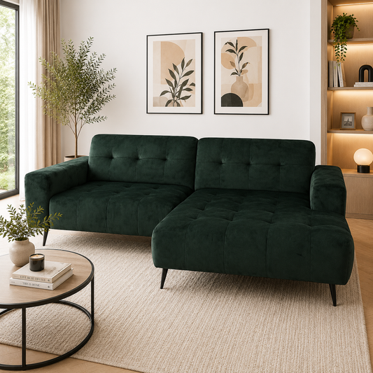 2026 Oakley 2 Piece Sofa - Emerald Green - Nimbus Beds