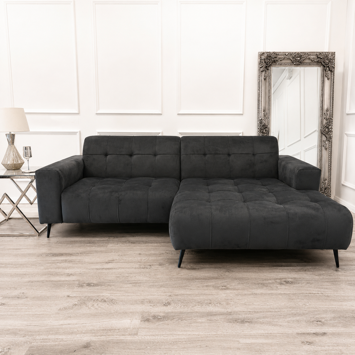 2026 Oakley 2 Piece Sofa - Steel Grey - Nimbus Beds