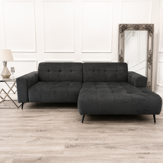 2026 Oakley 2 Piece Sofa - Steel Grey - Nimbus Beds