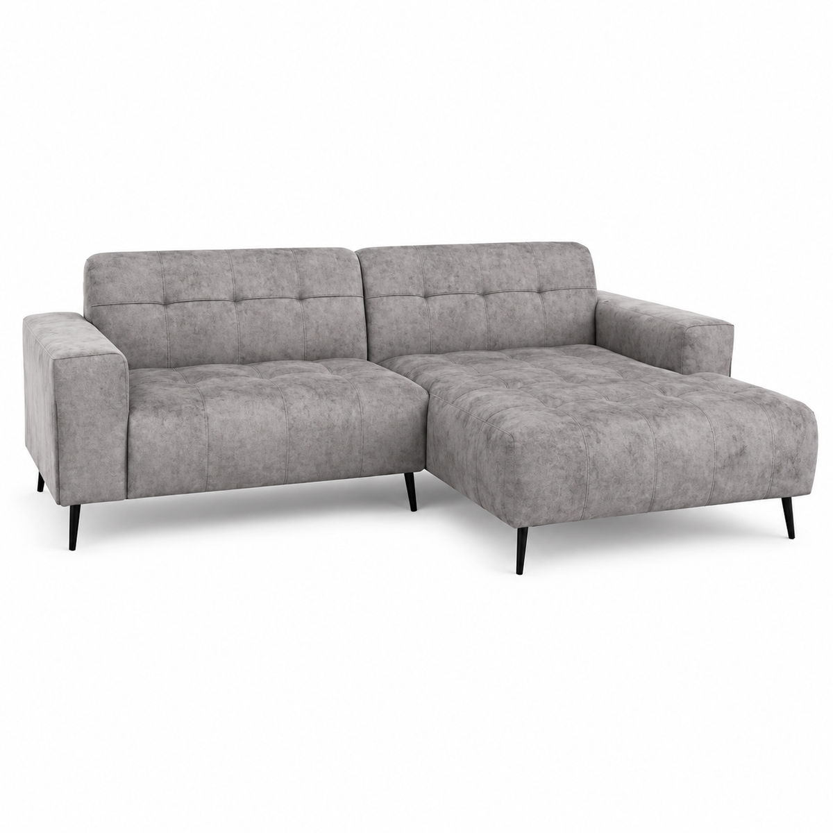 2026 Oakley 2 Piece Sofa -  Silver Grey - Nimbus Beds