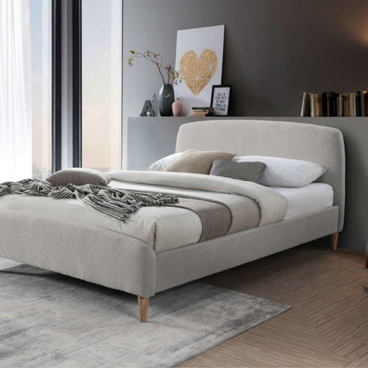 2026 Otley Fabric Bed - Dove Grey