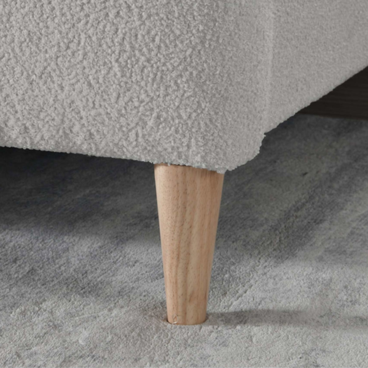 2026 Otley Fabric Bed - Dove Grey