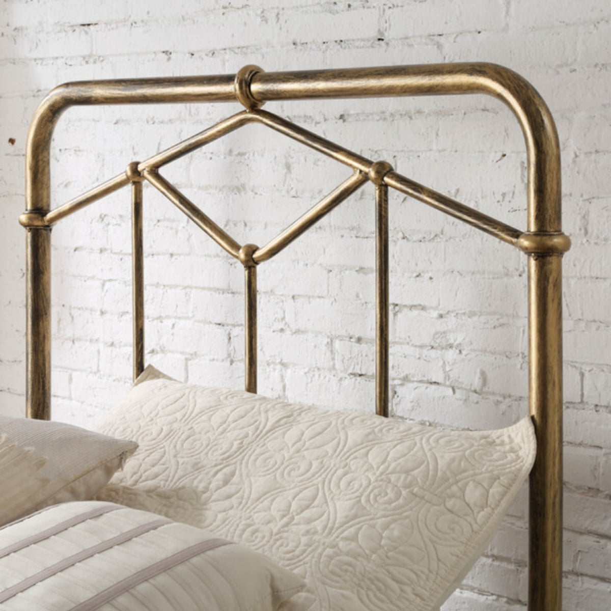 2026 Armagh Metal Bed Frame in Antique Bronze
