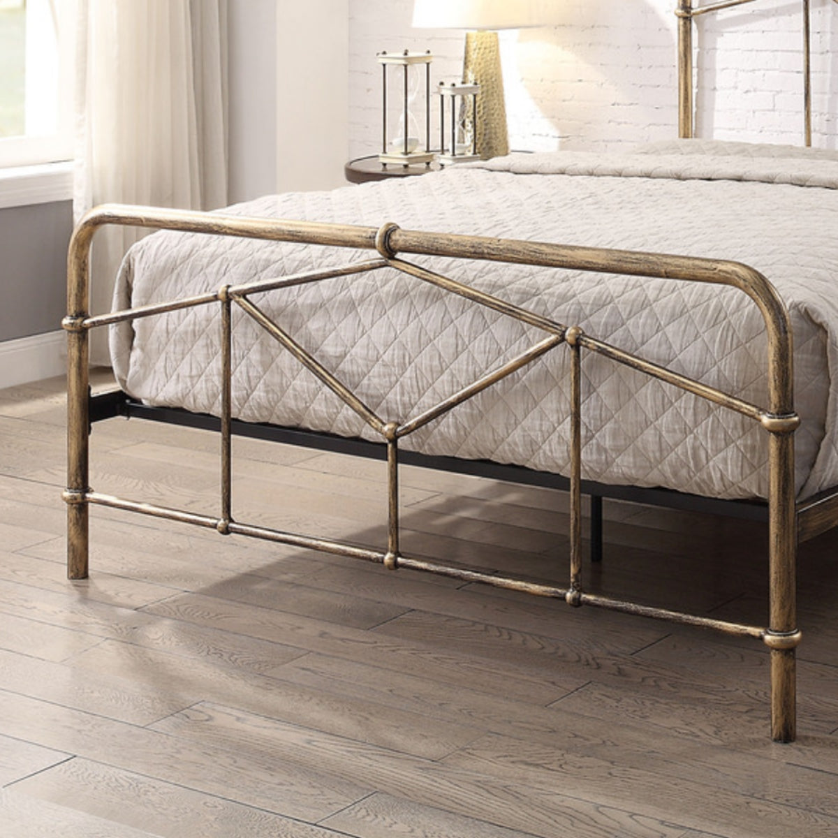 2026 Armagh Metal Bed Frame in Antique Bronze