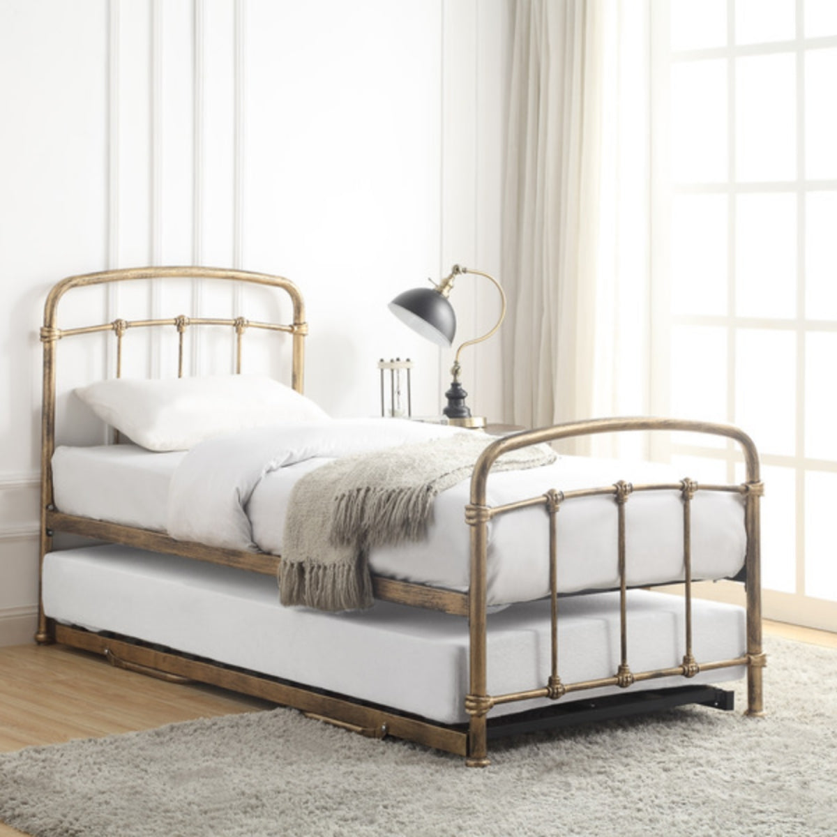 2026 Maple Metal Guest Bed Frame in  Antique Bronze
