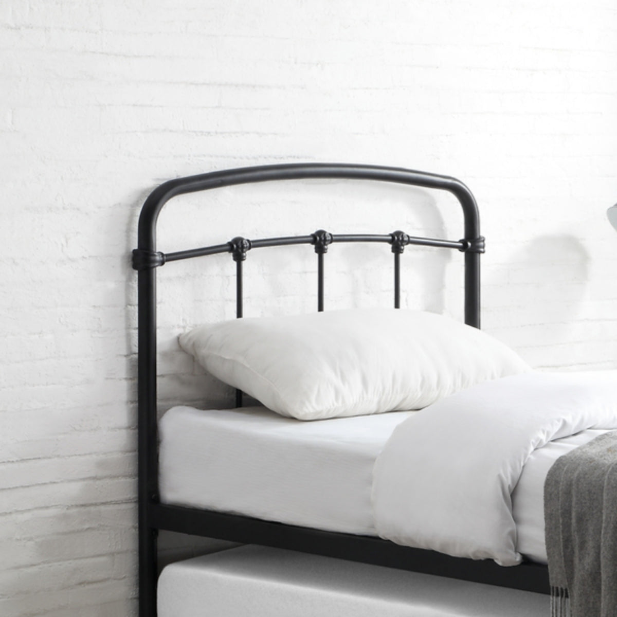 2026 Maple Metal Guest Bed Frame in  Sand Blast Black