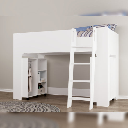 2026 Exeter Wooden Mid Sleeper Bed Frame in White