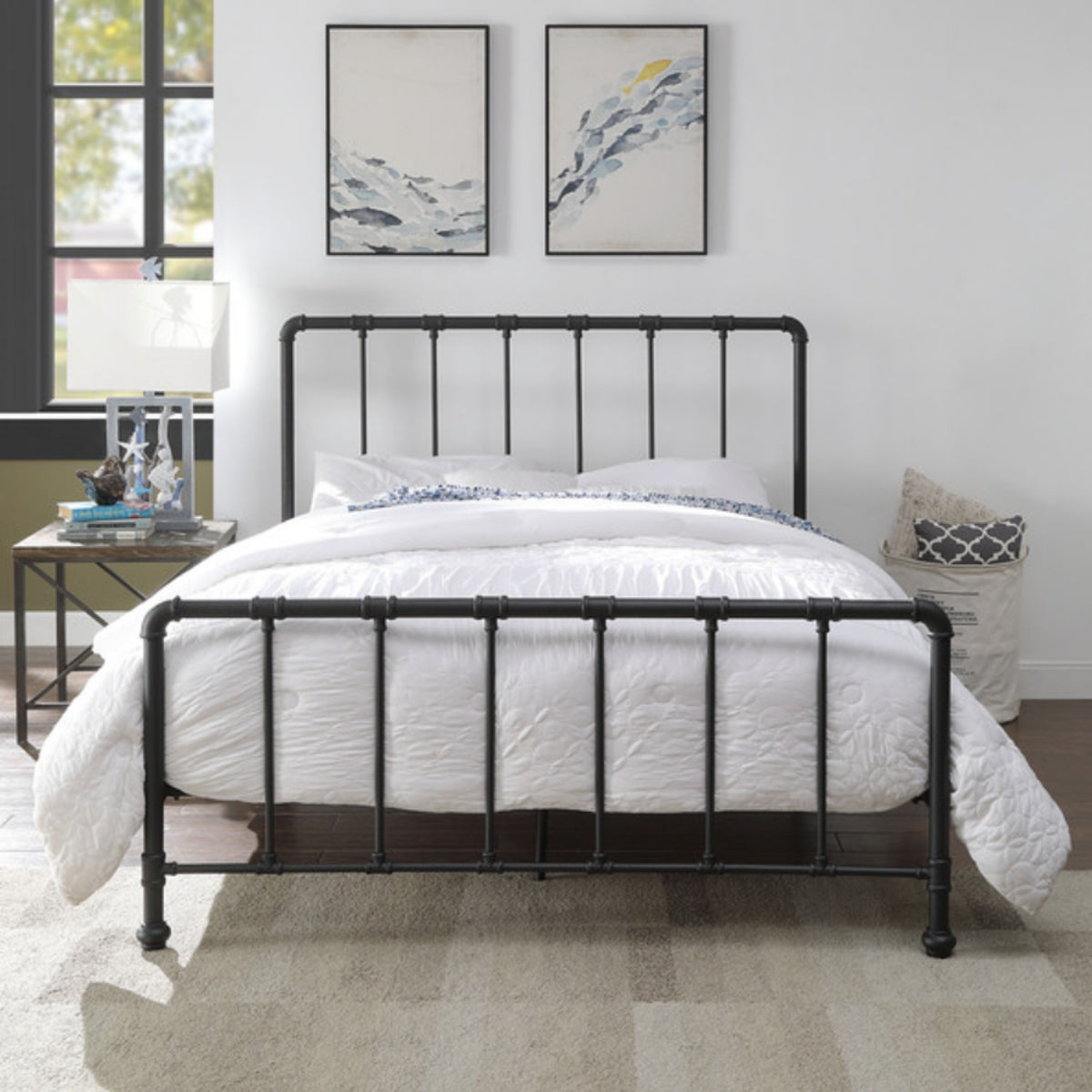 2026 Kingston Metal Bed Frame in Sand Blast Black