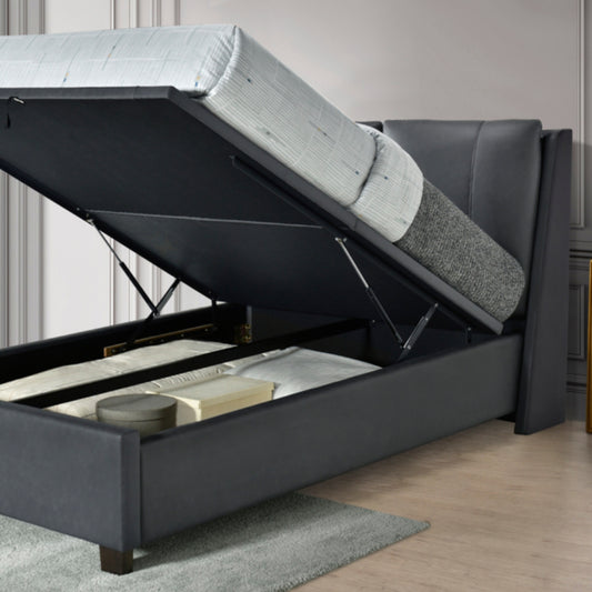 2026 Athena Fabric Ottoman Bed Frame in Grey