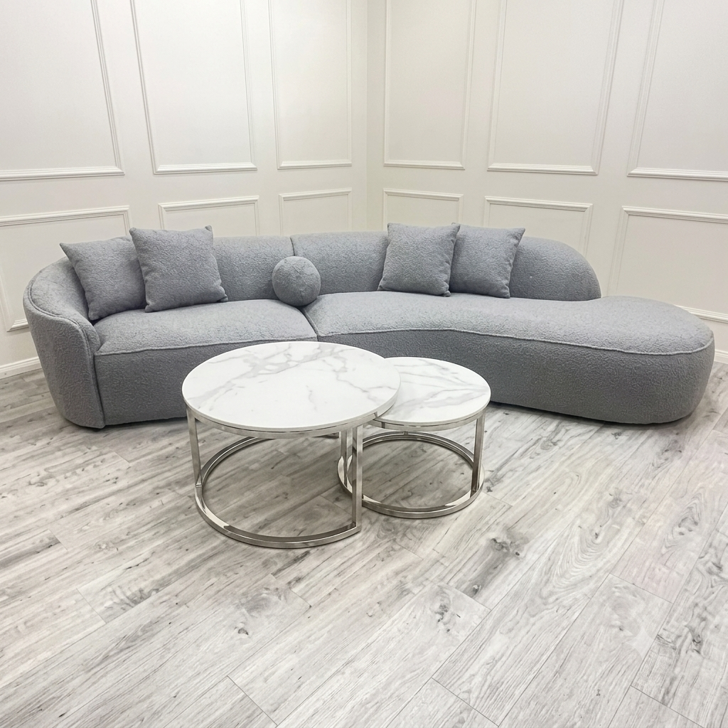 2026 Perth Sofa - Pebble Boucle - Nimbus Beds