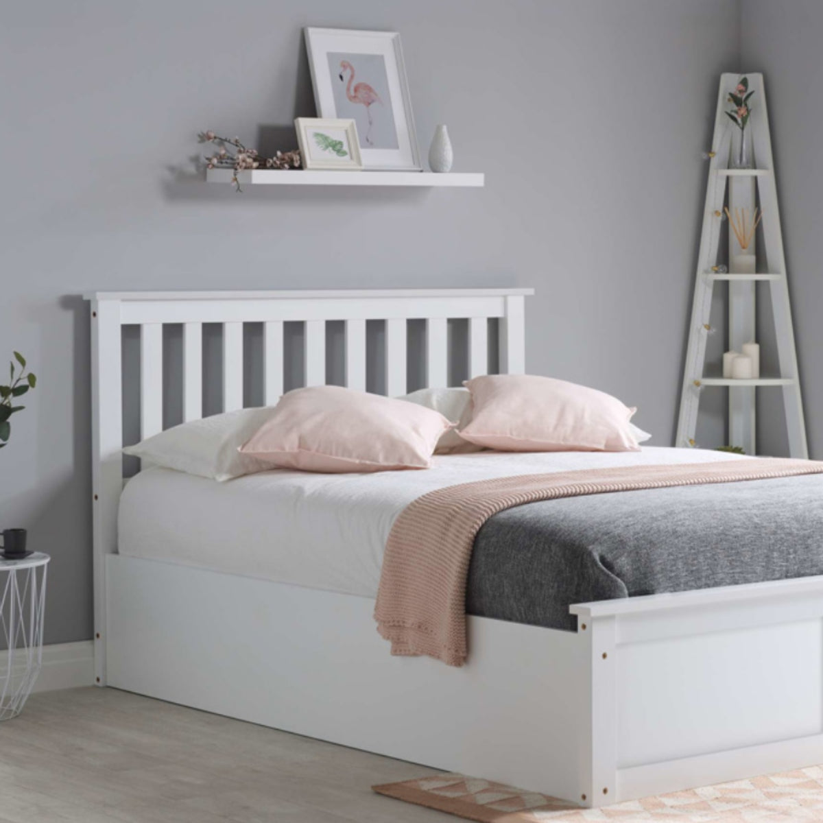 2026 Phoenix Ottoman Bed - White