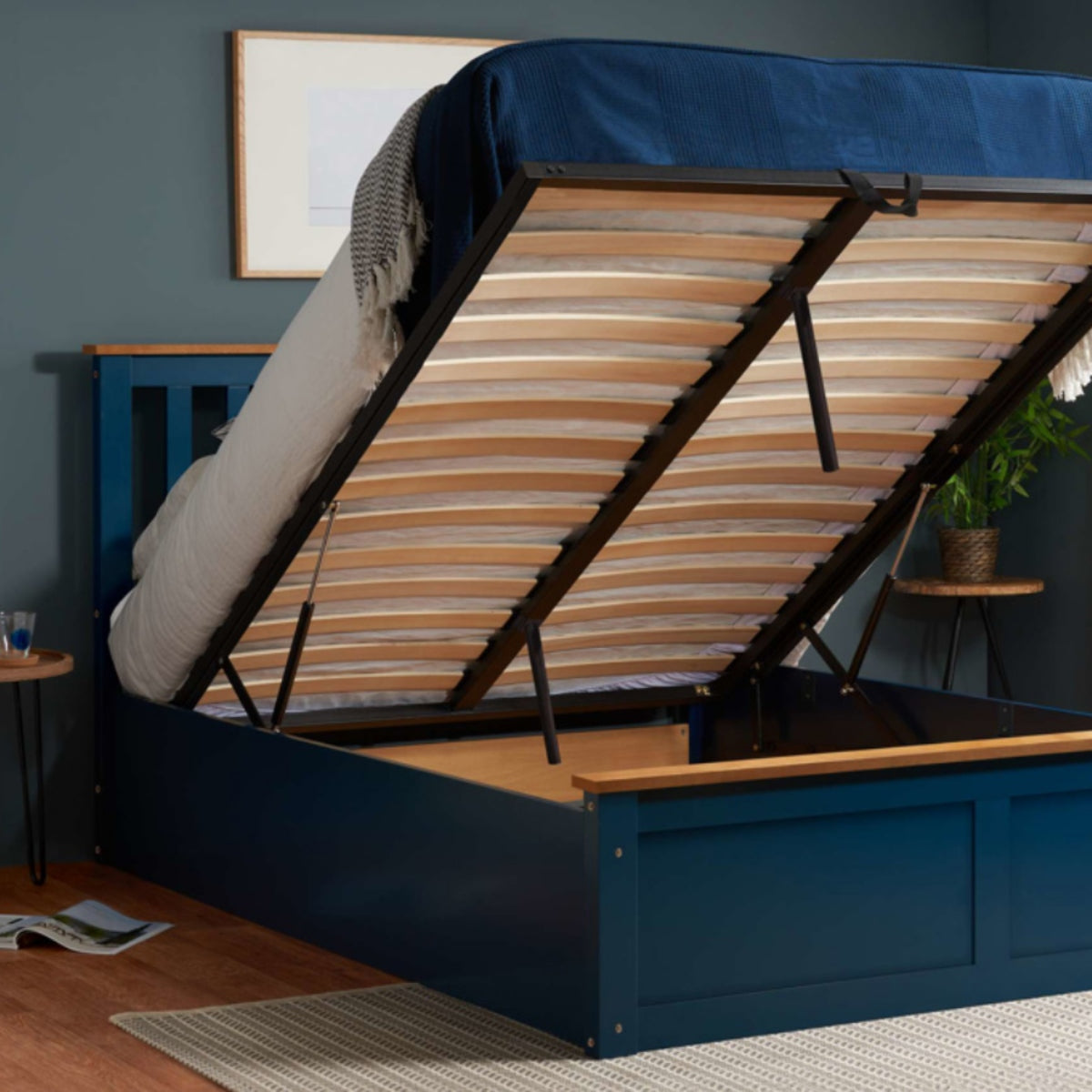 2026 Phoenix Ottoman Bed - Navy