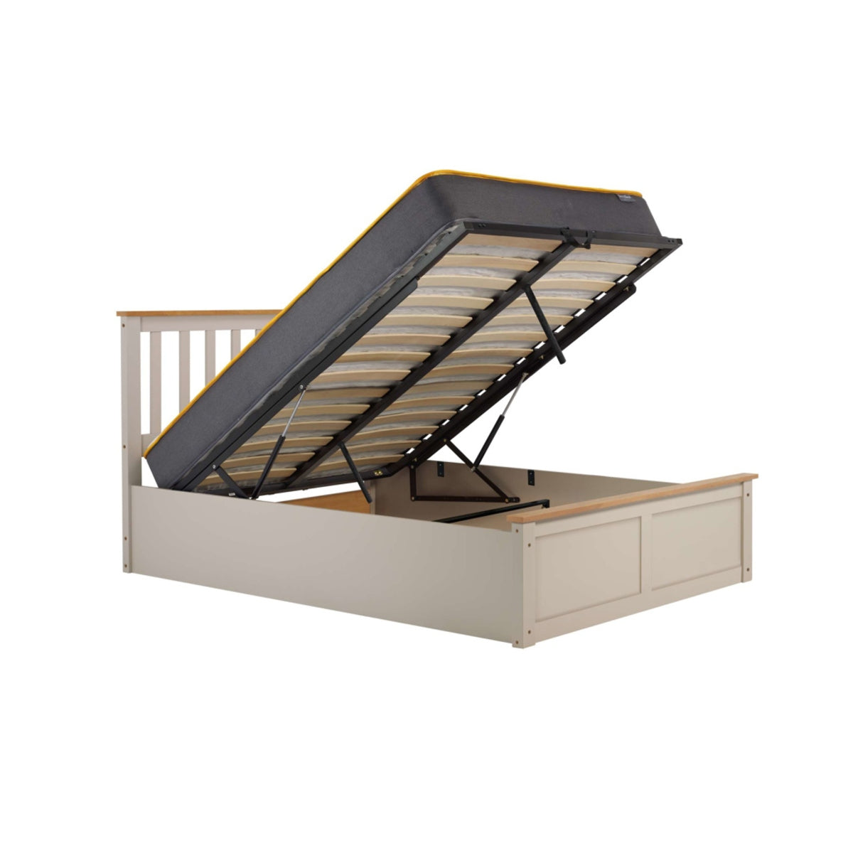 2026 Phoenix Ottoman Bed - Pearl Grey