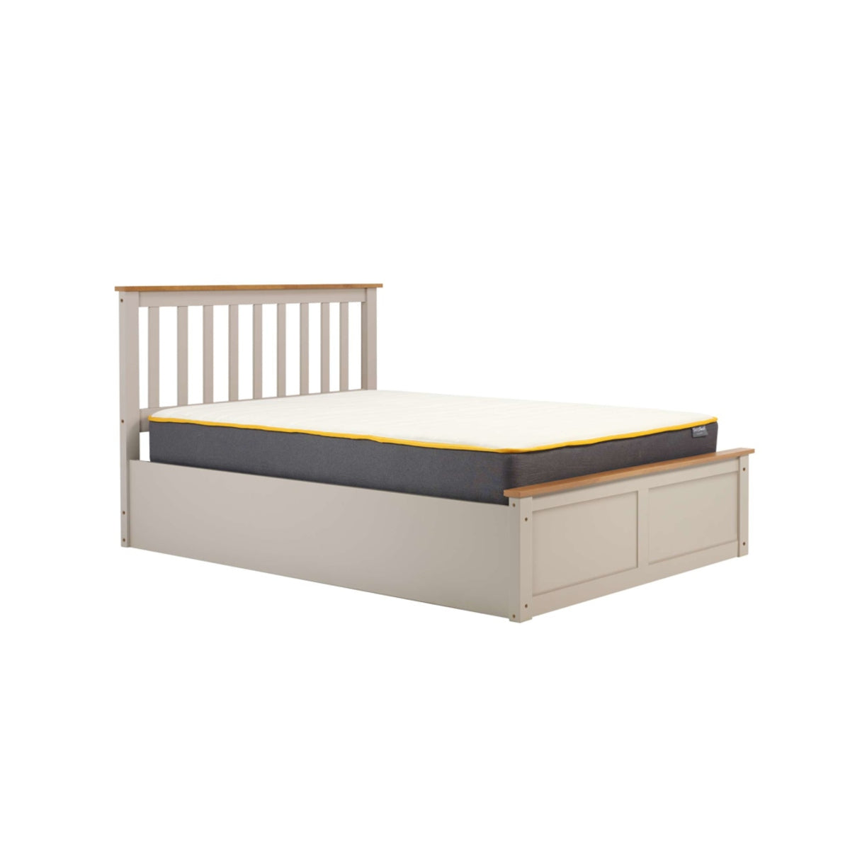 2026 Phoenix Ottoman Bed - Pearl Grey