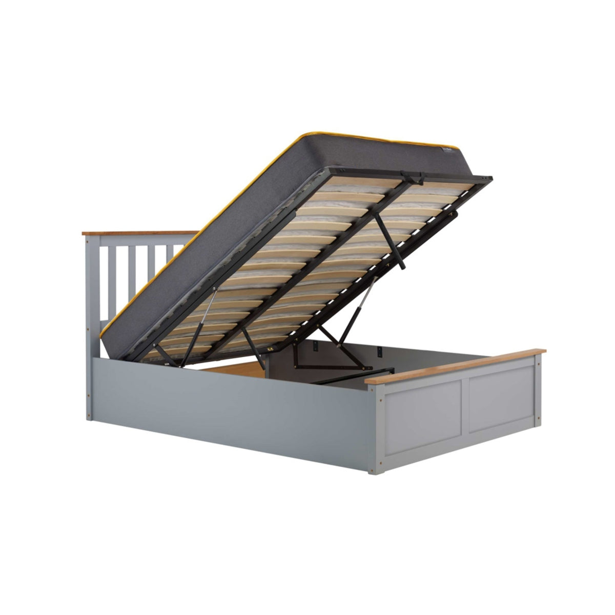 2026 Phoenix Ottoman Bed - Stone Grey
