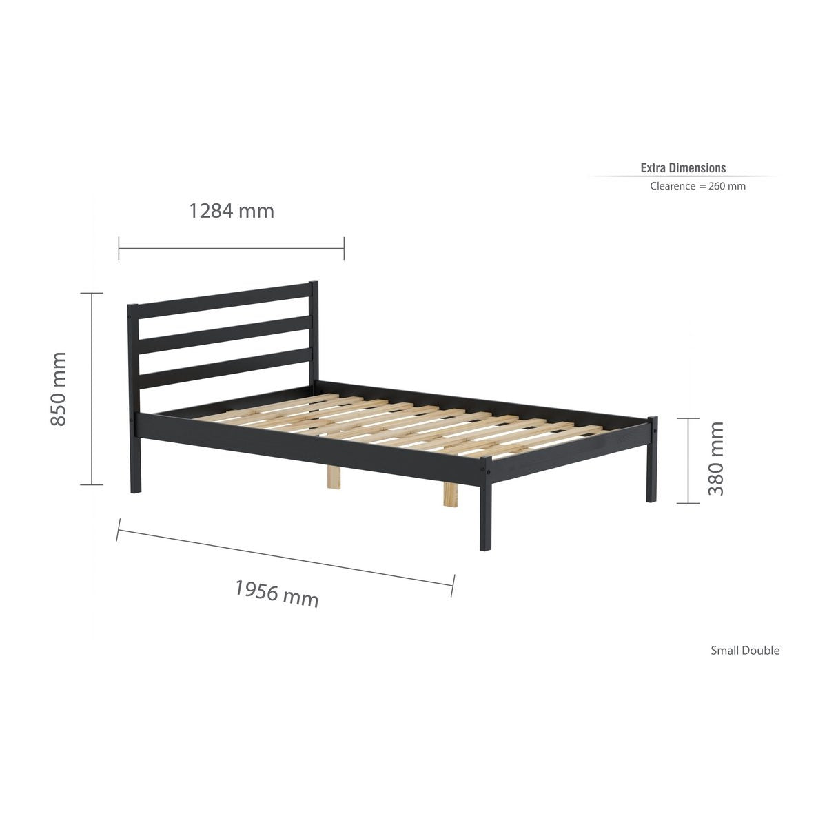 2026 Luka Bed Black - Pine