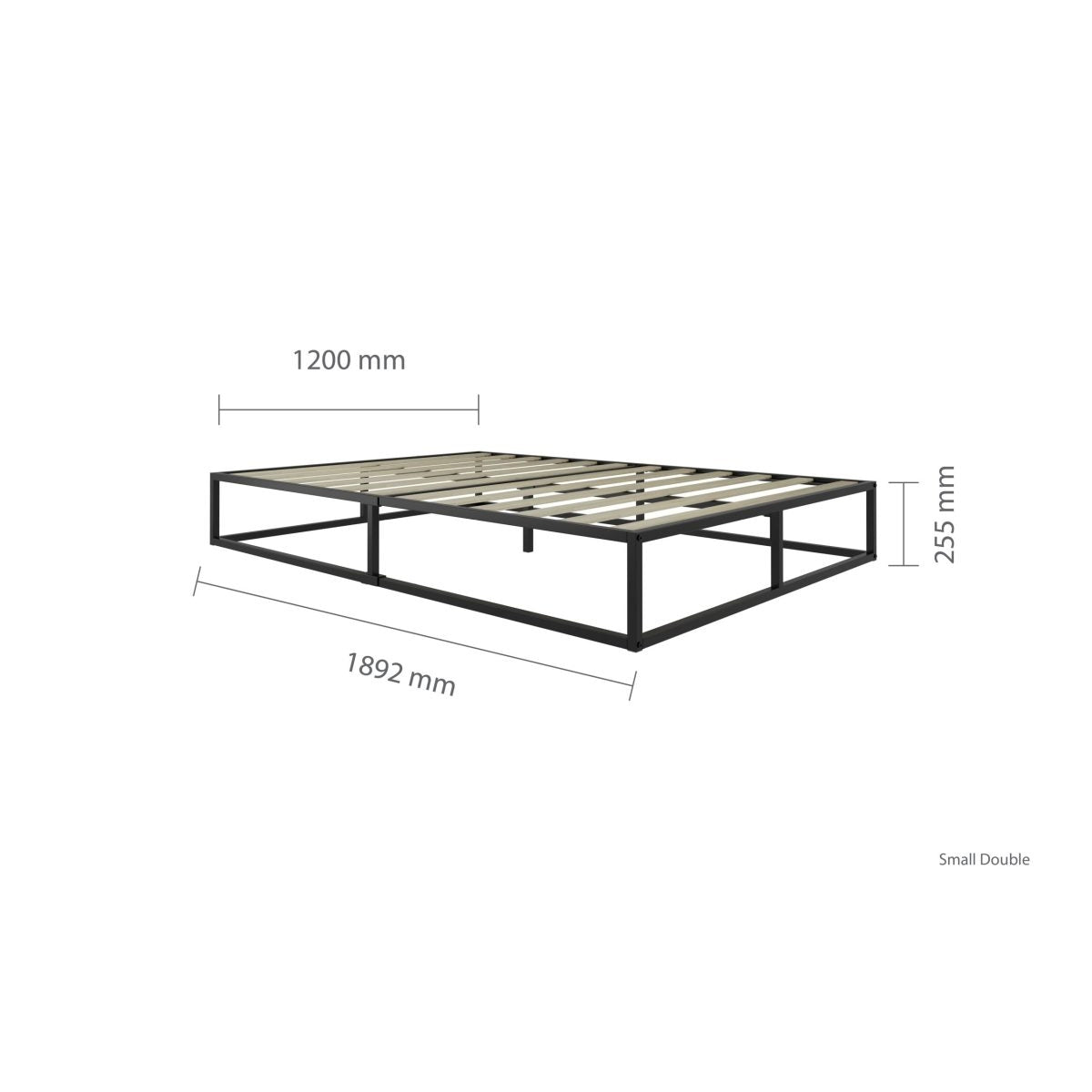 2026 Soho Metal Platform Bed - Black
