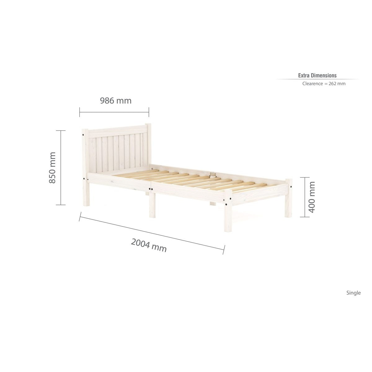 2026 Rio Bed - White Wash