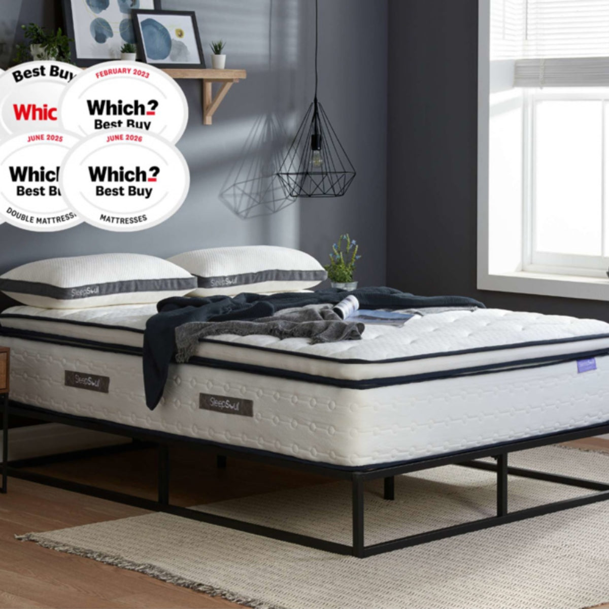 2026 Sleepsoul Space 2000 Pocket Sprung Boxtop